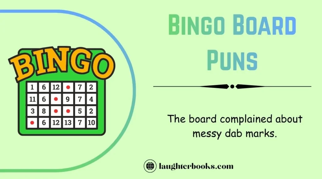 Bingo Board Puns