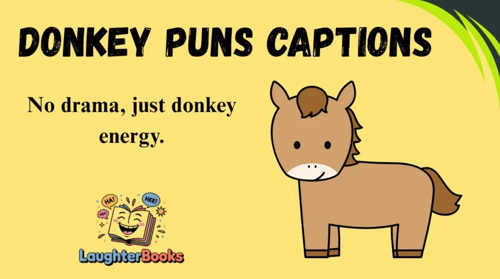 Donkey Puns Captions