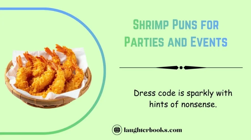Shrimp Puns for Parties and Events