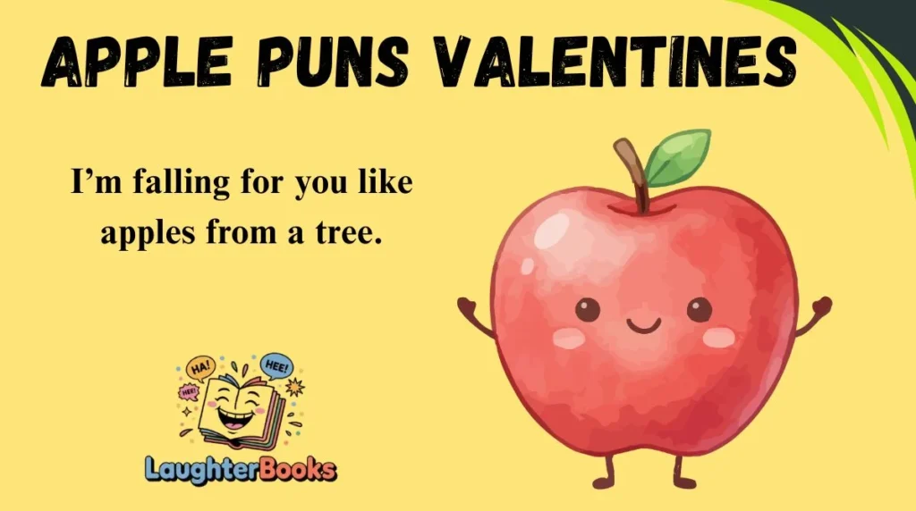Apple Puns Valentines