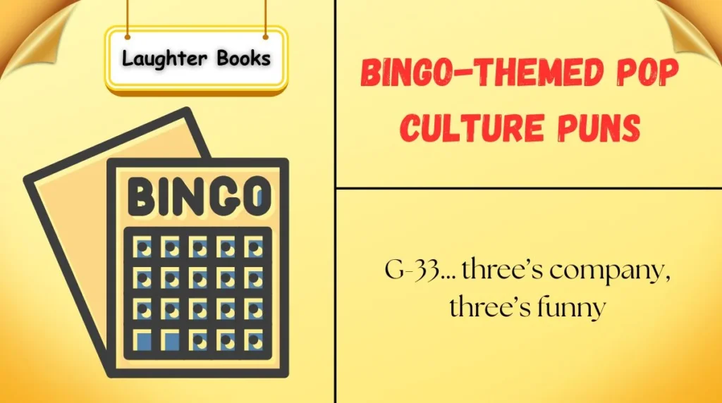 Bingo-Themed Pop Culture Puns