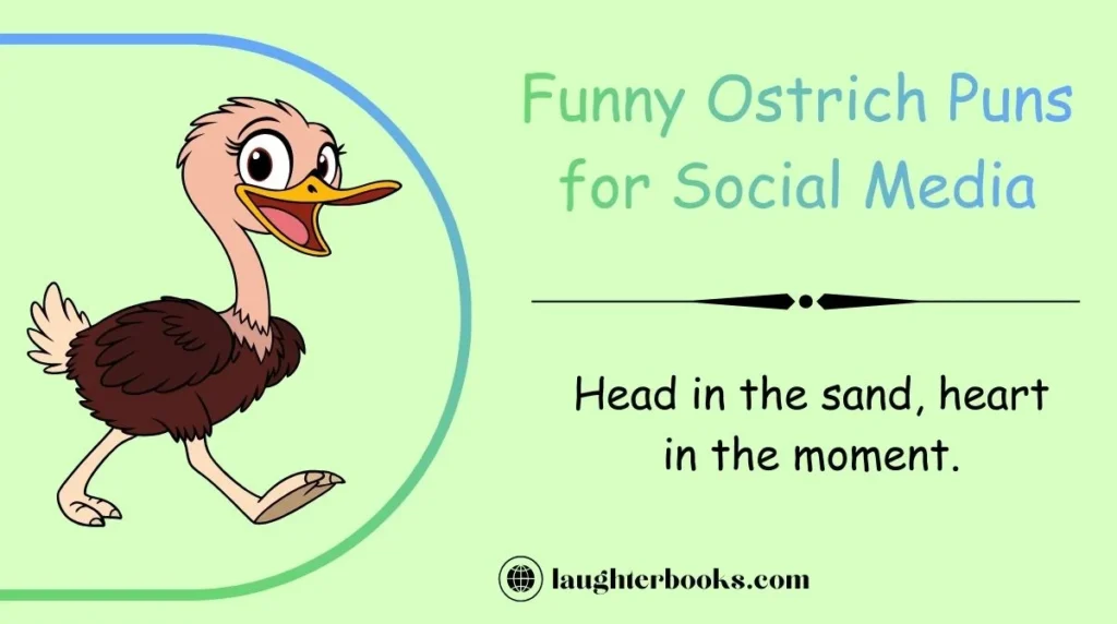 Funny Ostrich Puns for Social Media
