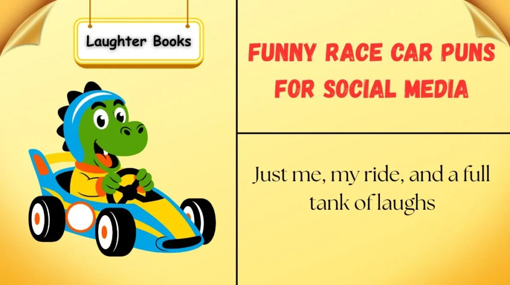 Funny Race Car Puns for Social Media