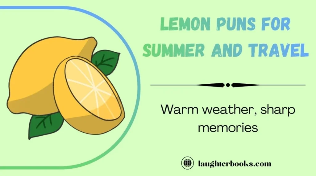Lemon Puns for Summer and Travel