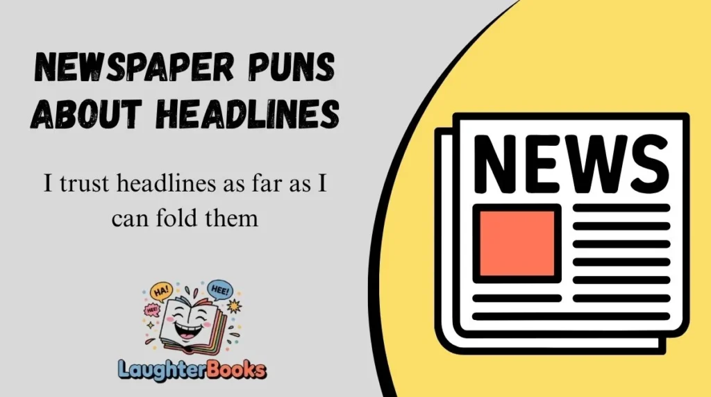 Newspaper Puns About Headlines