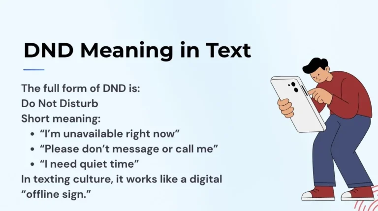 DND Meaning in Text