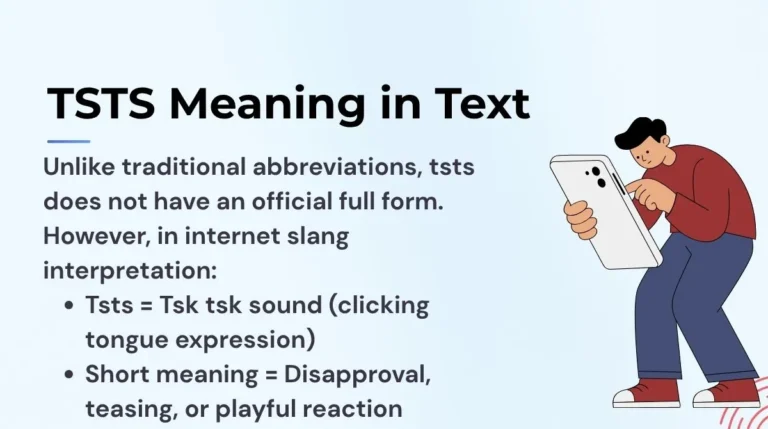 TSTS Meaning in Text
